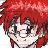 Pixelated close-up of a character with voluminous red hair, dark eyes, and a neutral expression against a light background.