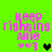 Pixelated text 'Keep righting Allie' with 'ooq' below, on bright green background, with a heart symbol changing color.