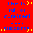 Red background with blue text reading "Life is full of sunrises!" and "SURPRISE!" in pixelated style, bordered by yellow decorative elements.