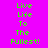 A static image with bright pink background and green pixelated text reading "Live Life To The Fullest!" in three vertical , each containing the full phrase