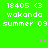 Green background with white pixelated text and two pink heart icons, showing identical static content across observations.
