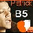 Pixelated image with a person's face on the left, 'B5' text in white over dark background, and 'B5 Is Hot' text in black on white right side.
