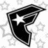 Black and white pixelated icon with a stylized 'F' logo containing a star, surrounded by faint stars, next to text reading FAMOUS = FUCK YOU!