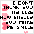 A 48x48 pixel animated contact sheet showing two sequential frames of a text-based buddy icon with pink hearts and black text on white background.