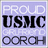 Static pixel art icon with layered text on a light purple background, featuring bold black and white lettering.
