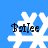 Four white snowflake-shaped icons on a blue background, each with the text 'Batlee' overlaid in black pixelated font.