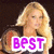 A four- shows a blonde woman in dark clothing with text overlays changing