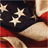 Animated sequence showing a bald eagle's head against an American flag background with visible stars and stripes.