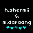 Two side-by-side pixel art images display identical text and symbols with one blue heart symbol changing position between frames.