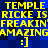 Yellow pixelated text and smiley faces on a blue background with repeating patterns.