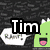 six distinct animated buddy icons featuring text, cartoon characters, and symbols with varied backgrounds and color schemes