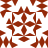 Brown and white pixelated geometric pattern with symmetrical floral or star-like motifs arranged in a repeating grid.