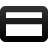 Black rounded rectangle with two horizontal light gray bars inside, set against a light gray background.