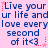 Pixelated text repeats across a pink background with blue and red accents, forming a of identical phrases