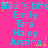 A static image with a bright pink background displays repeated text in cyan and yellow, featuring names like Emily, Tara, Haley, Justina, and "Madi's bfss"