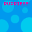 Blue background with light blue circles and pink 'PUPPIES!!!' text repeated four times in a pattern