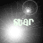 Four grayscale display a star-shaped light effect with the word 'star' in pixelated text, each showing different brightness and position of the central glow