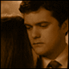 A nine- shows of a sepia-toned scene with a man in a suit and a woman resting her head on his shoulder, followed by text reading "AND I FEEL" and "AND I FEEL your pain"
