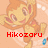 Pixelated cartoon monkey with orange-brown fur and yellow face, smiling on peach background with blue gem-like shapes.