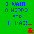 Green background with blue text reading 'I WANT A HIPPO FOR X-MAS!' and red pixelated Christmas tree icons in four quadrants.