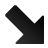 Black arrow-shaped icon with diagonal and right-angle edges on light gray background.