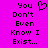 Pixelated text on bright pink background with black text and a heart symbol, showing two identical static frames side-by-side.
