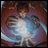 Pixelated image of a character with brown hair and blue clothing holding a glowing blue sphere, next to text reading 'AnimeIM' and 'com' on black background.
