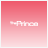 A pink gradient background displays evolving text and symbols: 'The Prince' appears, then an ampersand, then 'The Prince & Me', followed by 'April 2' and 'April 3' text changes.