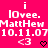 Pixelated text and symbols on a bright pink background with white and black elements.