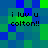 Pixelated of blue and green squares with repeated text "i luv u colton!!" in black pixel font across four quadrants