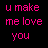 A static contact sheet of a 7-frame animated icon showing pink text on black background with gray transparency area, displaying sequential emotional lyrics about relationship confusion.