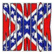 Two side-by-side animated frames of a buddy icon featuring the Confederate battle flag on the left and red text "Git R Done" on a blue background on the right.