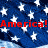 American flag with red text reading 'America! America!' repeated across the image, displayed in a