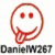 Six colored smiley face icons with tongue-out expressions arranged in two , each labeled "DanielW267" below