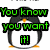 Pixelated penguin and character icons with text overlays in green, blue, and red on white backgrounds.