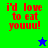 Pixelated red text reads "i'd love to eat youuu!" on four colored backgrounds with two star icons, one blue and one green.