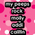 Pink background with white and pink circles; black text labels in three vertical on left, center, right