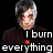 Four- of pixelated celebrity images with overlaid text: top-left shows a person in dark clothing, top-right wears gray hoodie, bottom-left has long hair and red eyes, bottom-right features two people in green background