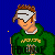 Pixel art buddy icon featuring three characters against a blue background with text overlay reading 'Caylee n Jordan *03*'.
