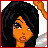 Animated contact sheet showing a cartoon character with black hair and orange skin in various poses, including facial expressions and clothing details, alongside repeated red text "Blazin Shorty" on white backgrounds.