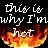Pixelated text reads "This is why I'm hot" over a fiery background with orange and yellow flames on black.