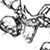 Static 50x50 pixel icon with abstract black and white line art on a transparent background, featuring interwoven curved lines forming an intricate pattern.