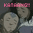 Pixelated image with two faces and pink text reading KATAANG!! against a dark background.