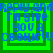 Green background with blue pixelated text reading "reply and I'll give you a cookie!!!" in four identical quadrants.
