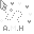 Pixelated gray background with white and dark gray symbols including arrows, crosses, dots forming question marks above 'A.M.H' text.