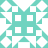 A static pixel art pattern featuring a symmetrical teal and white geometric design with diamond shapes at corners and square cutouts in the center.