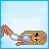 Animated contact sheet showing a pixelated character lying on a mat with floating numbers, transitioning to text phrases "intelligent", "but", and "Lazy" in blue font.