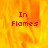 A static image with a fiery orange-yellow background and red text reading "In Flames" in three separate sections.