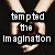 Pixelated image with text overlays on a dark background featuring red and white elements.