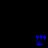 Four blue pixelated shapes on a black background, each with distinct angular forms and varying internal patterns.